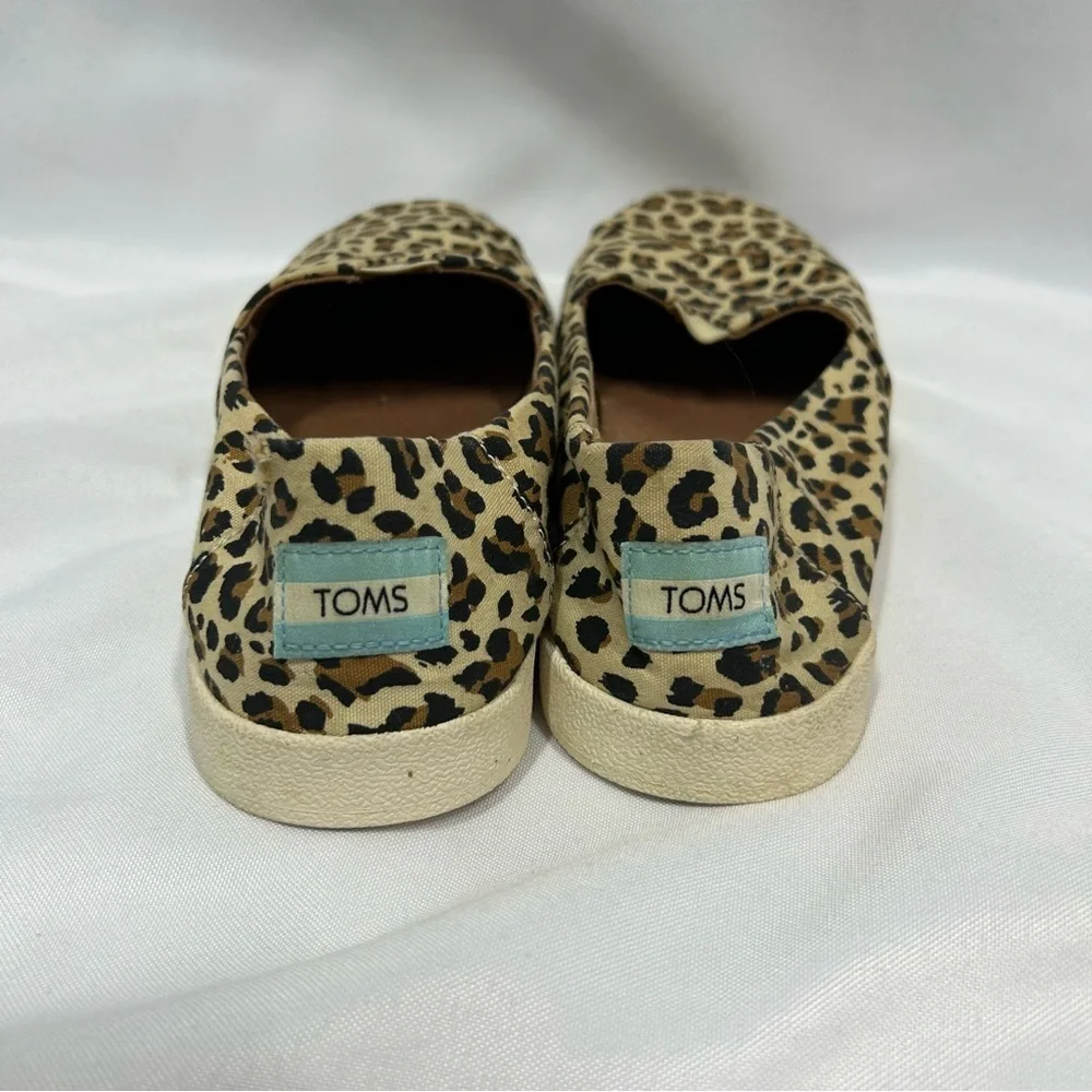 Toms | Avalon Slip On Canvas Cheetah Print Shoes Women's Size 7W